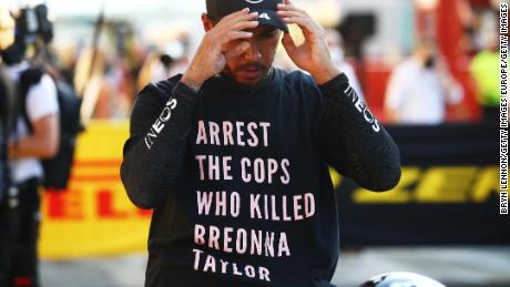 Lewis Hamilton "won't stop" his fight against racism as FIA rules out Breonna Taylor T-shirt investigation