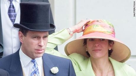 Prince Andrew and Ghislaine Maxwell are seen at Royal Ascot in the UK on June 22, 2000.