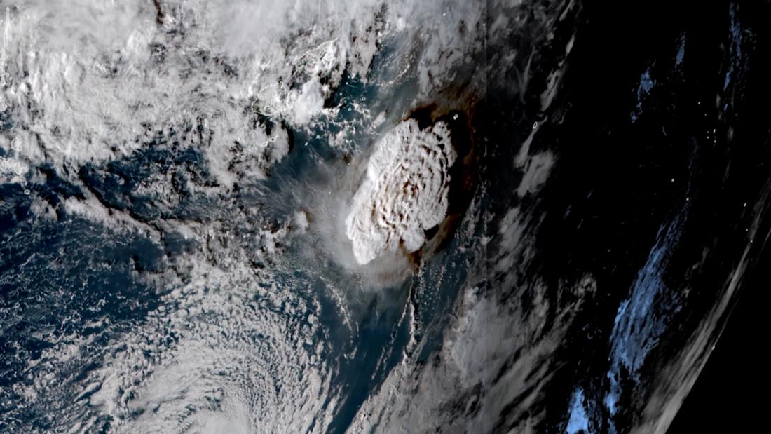 Tsunami warning issued for Tonga after volcanic eruption 