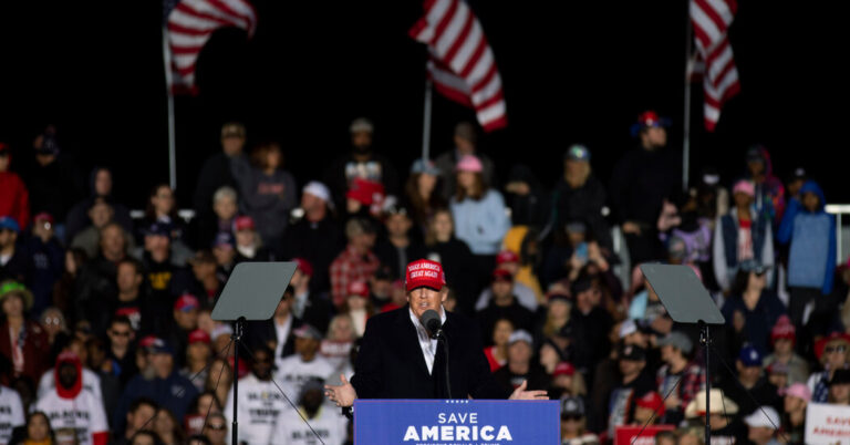 Trump’s Covid and Election Falsehoods at the Arizona Rally