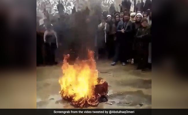 Video: Taliban Burn Instrument For Afghan Musician While Crying