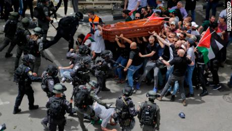 Al Jazeera journalist Shireen Abu Akleh's brother denounces violent actions by Israeli police at her funeral