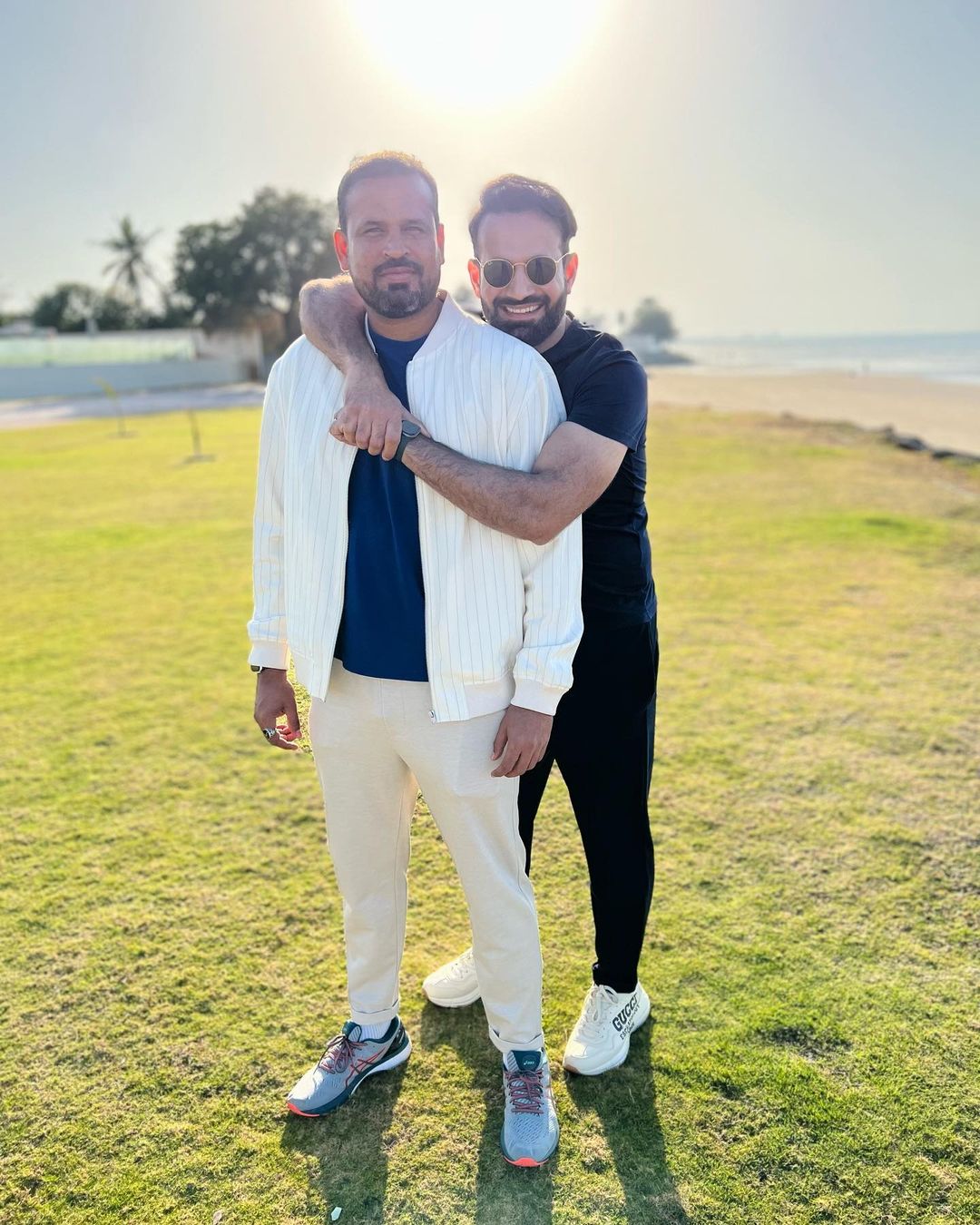 Yusuf Pathan and Irfan Pathan. (Image: Instagram)