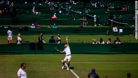 Close to Wimbledon, players struggle and strive to qualify for the main draw