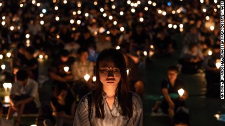 In Hong Kong, memories of the Tiananmen Square massacre in China are being erased