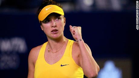 Ukrainian tennis star Elina Svitolina op "mission" to help the war-torn country 