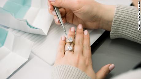 ADA Diamonds, which sells fine jewelry made with lab diamonds, said more couples are attracted to engagement rings with the man-made gem.