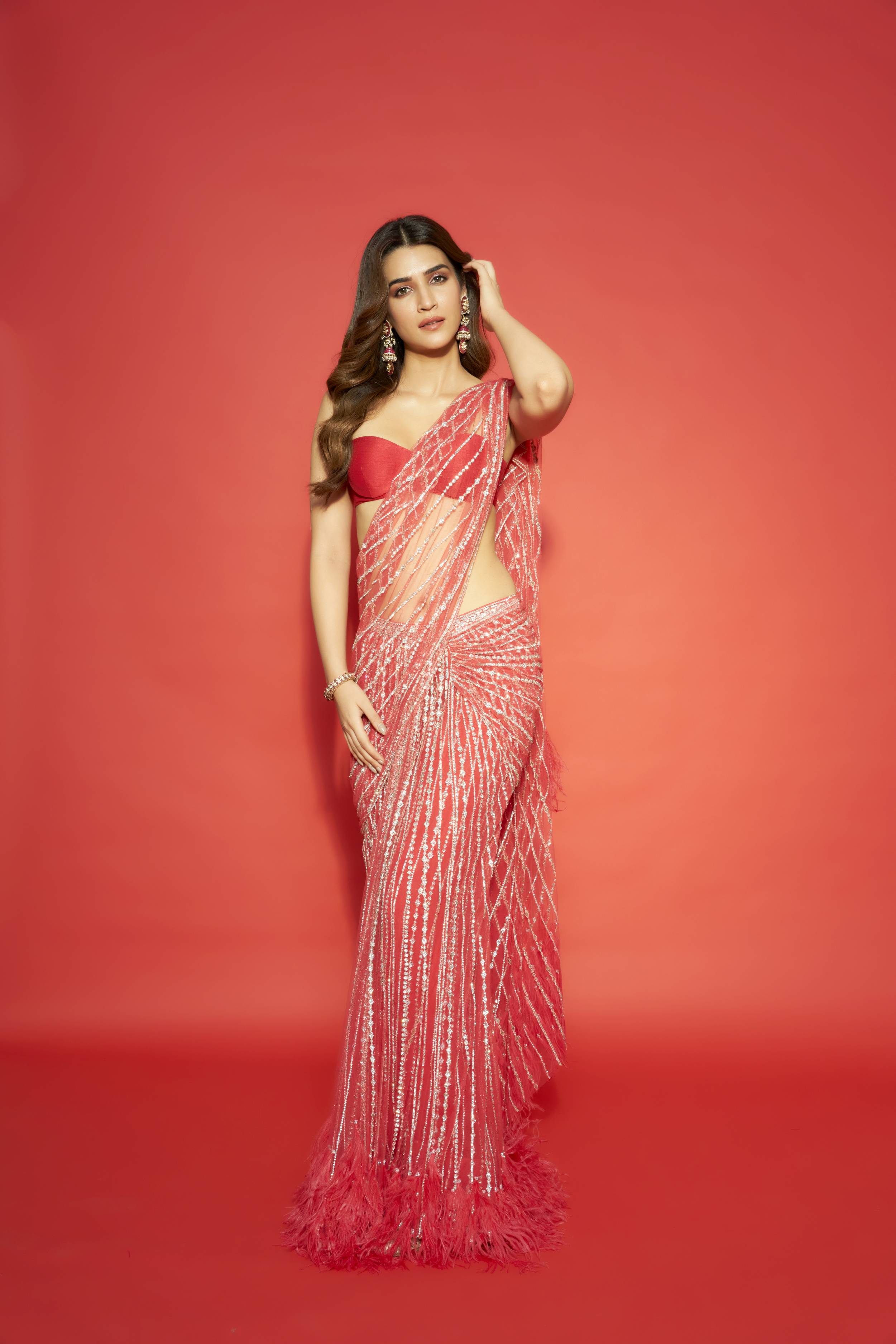 1669205672 708 Bhediya Promotions Times Kriti Sanon gave us iconic sexy saree