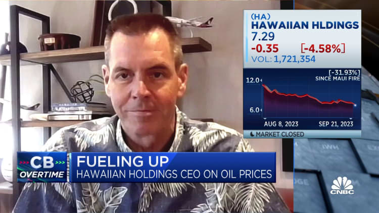 Tourism in Maui is still not at full strength since the wildfires: Peter Ingram, CEO of Hawaiian Airlines